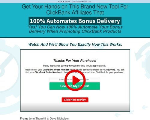 ClickBank Bonus...